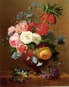 unknow artist Floral, beautiful classical still life of flowers.089 oil painting on canvas